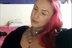 Sensual Girl Smoking And Teasing