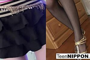 Teen Faces Intense Test Pleasuring Six Guys with Blowjobs and Cumshots