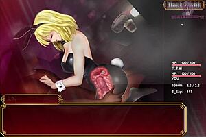 hey, that hungry bunny girl on the sofa is craving more in black smith-12 😏