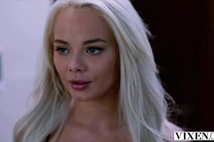 Elsa Jean Bent Over for Deepthroat and Facial