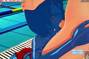 Slimegirl in 3D hentai pool adventure!