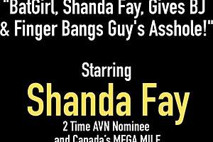 Shanda Fay is Batgirl and gives a hardcore blowjob in this high definition video