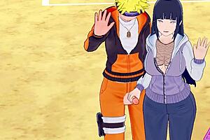 naruto and hinata get HORNY with SEX and BLOWJOB in koikatsu