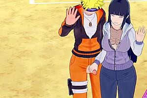 naruto and hinata get HORNY with SEX and BLOWJOB in koikatsu