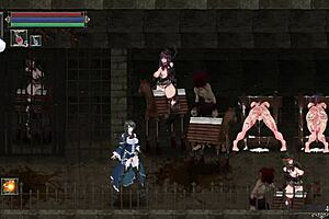 Exploring dungeon area in night scenes