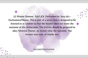 hey girl, femdom joi denial part 1 of 12, making you edge without orgasm 😈