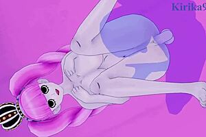Perona and Rebecca in hot threesome scene - One Piece hentai