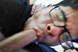 COLOMBIAN AND MEXICAN GUYS SHARE INTENSE BAREBACK BLOWJOB UP CLOSE