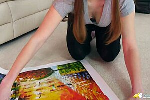 Oops, my bra slips, revealing nipples and tits for your gaze.