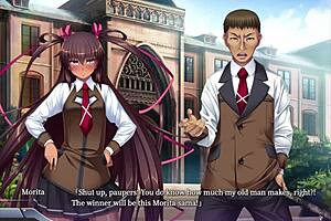 Taimanin Yukikaze 2: Heroine Endures Blowbang and Bukkake in Anime