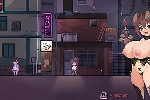 hey, check this wild futanari action in Alley Doggos by Enarane, so freaky!