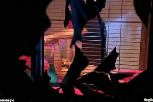 Bound student screams as she's fucked hard!