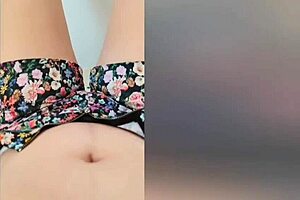 Hot girl flaunts big natural boobs