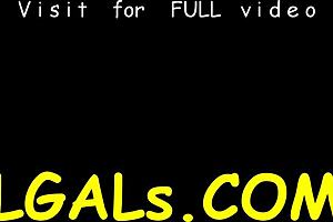 leggy gals are licking ice cream cones at the outdoor festival with friends