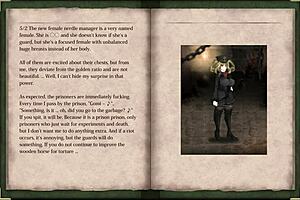 Exploring dungeon area in night scenes