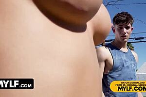 bree brooks energizes with a young 18+ workout partner