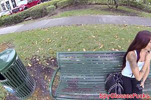 Bigass babe picked up for intense pussyfucking in pov style. She bends over for raw doggystyle action!