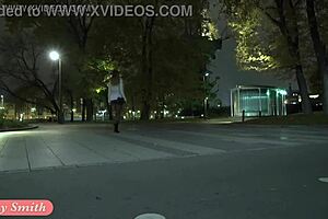 Russian Beauty Jeny Smith Walks Public In Transparent Tights Without Panties