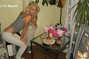 Hungarian Sexy Blond Bambi in Erotic Makeover Mixed Video Scenes