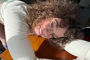 Public stepmom gets nasty anal creampie at Jewish cousin's outdoor cabin