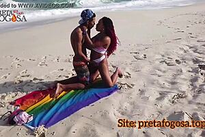 Black teen gets her ass fucked hard in public
