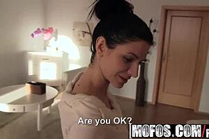 Pervs On Patrol - Gorgeous Brunette Rides Her Voyeur Starring Arian Joy