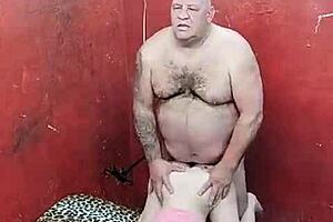 The muscular bodybuilder's stepdaughter always begs for hot cum deep in her ass