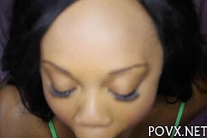 POV sex with a cock sucking slut in jailbaith