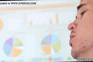 guy reaches climax in gay pantsless friday video