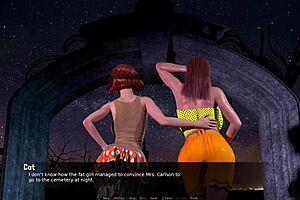 Redhead Mrs. Carlson Enjoys Muff Diving in Erotic Theater