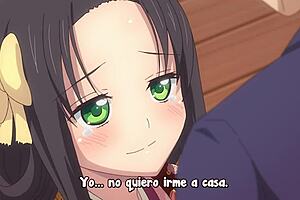 Nobunaga-sensei anime babe sucks big tits in hentai