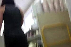 Flashing my ass under skirt at Home Depot 😏