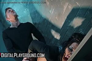 Madison Ivy and Danny D Clash in Brutal Prison Roleplay Scene