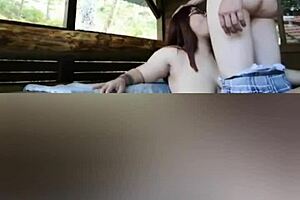 Outdoor blowjob dogging with a mature slut 😏