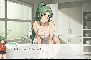 big cock thigh job in kitchen, omg so hottt