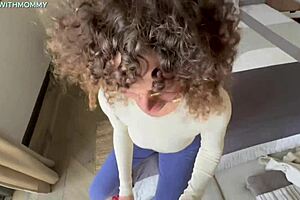 Public stepmom gets nasty anal creampie at Jewish cousin's outdoor cabin