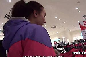 i seduced attractive czech kitten in shopping centre and shagged in pov