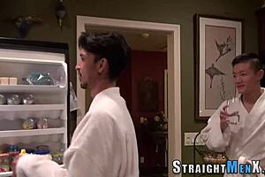 Gay Asian BDSM with blowjobs and rimjobs