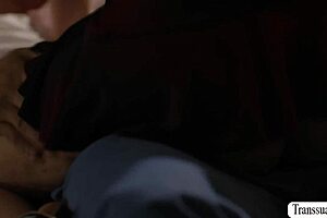 Gracie Jane sucks and rides her boyfriend's dick