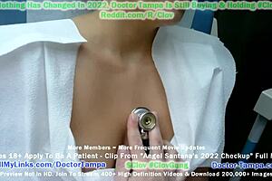 become doctor tampa for angel santanas 2022 yearly gyno exam with nurse aria nicole as chaperone at doctor-tampa com