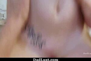 stepdaughter’s first sex chat with stepdad gets real. dadlust fuels the awkward tension.
