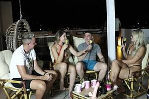 She was engaged to another when SHE MET Victor Mustang and HAD OUTDOOR SEX with Elo Cardone in sheer red.