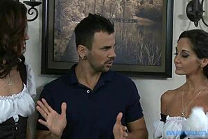 Big tits in uniform compilation with aletta ocean