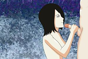 Mikasa Giving Head And Getting Nailed In The Cave - Aot