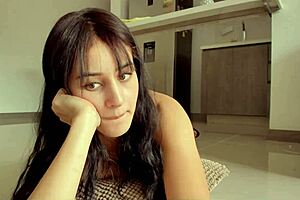 hot brunette with JUICY ASS chats online and shows her FACE