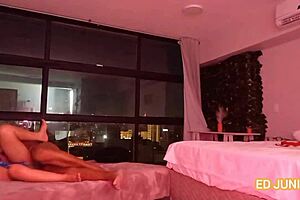 Latina beauty gets her ass fucked hard in public