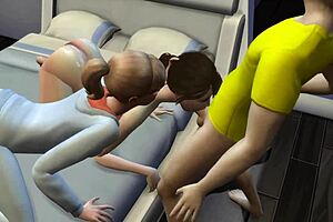 Hidden Blowjob Sparks Wild Threesome in Secret Spot.