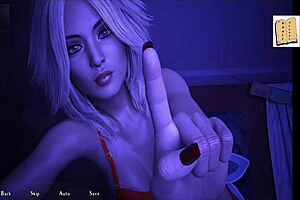 Blonde Chick Route In Hentai Game