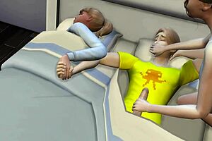 Скрытый минет разжигает дикую тройку в тайном месте