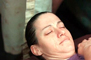 More Double Homemade Amateur Facial Action with Cum-Covered Brunette in Dirty Talk Scene.